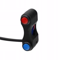 Przełącznik motocyklowy 29 (na kierownice) - 2 przyciski ON/OFF, 22mm i 12V