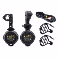 Halogeny motocyklowe LED 40W - homologacja, IP67 i włącznik w zestawie