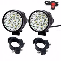 Halogeny motocyklowe(soczewkowe) MK-L9X - 2x LED 90W, 9000LM i IP67