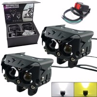Halogeny motocyklowe (LED) - lampy motocyklowe led, 40W i 4000Lm, 2 tryby śecenia, MK-SK19