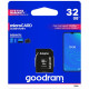 GOODRAM KARTA PAMIĘCI 32 GB MICRO SD HC CLASS 10