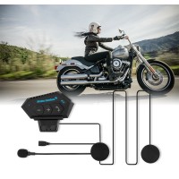Słuchawki motocyklowe BT12 - Bluetooth 5.0, 15-20h pracy i DSP
