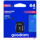 GOODRAM KARTA PAMIĘCI 64 GB MICRO SD HC CLASS 10