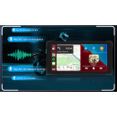 MKT33 rejestrator motocyklowy - CarPlay, Android Auto i 2 kamery Full HD
