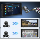 MKT33 rejestrator motocyklowy - CarPlay, Android Auto i 2 kamery Full HD