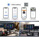 MKT33 rejestrator motocyklowy - CarPlay, Android Auto i 2 kamery Full HD