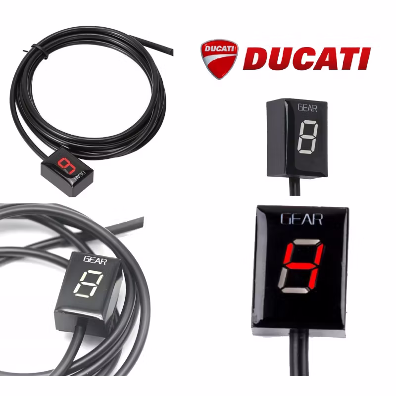 Wyświetlacz biegów Ducati - wskaźnik aktualnego biegu do motocykla