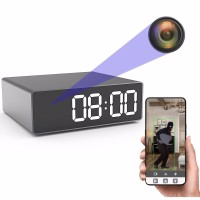 Zegar z kamerą szpiegowską MK202 - podgląd live, WiFi 2.4GHz i detekcja ruchu