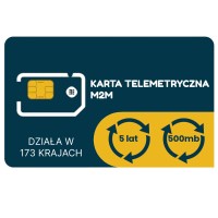 Karta telemetryczna M2M bez abonamentu 5 lat