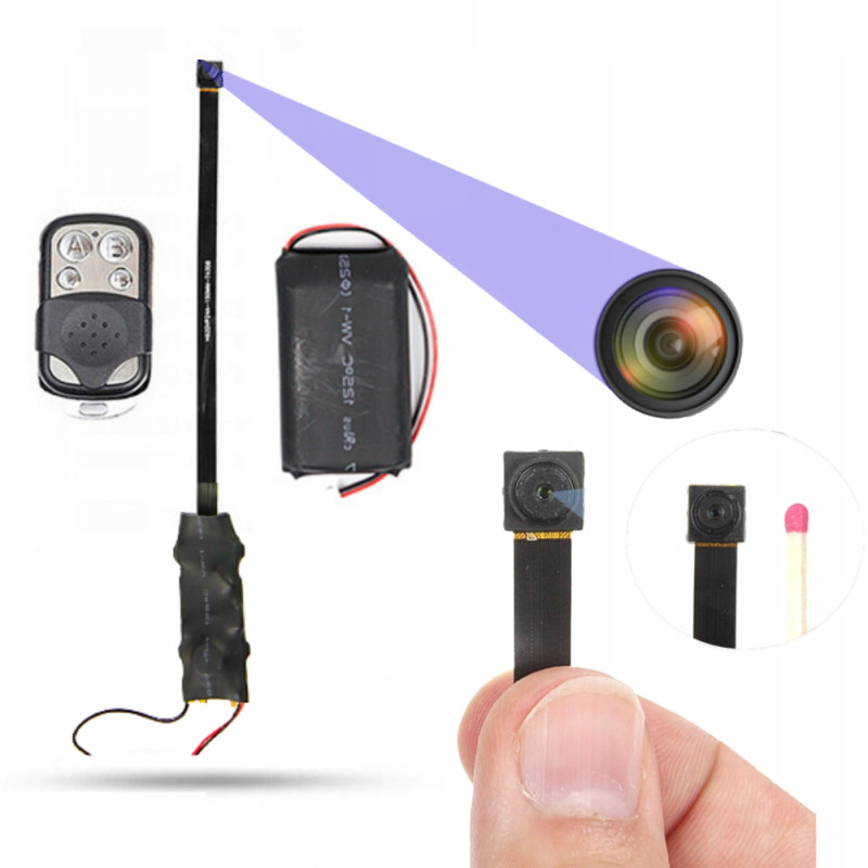 Mini kamera S01 z pilotem do zdjęć i nagrywania - Full HD, 2000mAh i detekcja ruchu