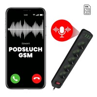 Przedłużacz z podsłuchem - na żywo i do 10m zasięgu