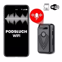 Dyktafon WiFi z podsłuchem MKAR01 - magnes, detekcja głosu i do 20 dni czuwania