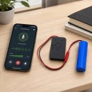 Dyktafon WiFi (podsłuch) MKAR09 - magnes, microSD 128GB i do 18 miesięcy czuwania