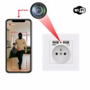 Ukryta Kamera WiFi w białym gniazdku MKES21-W - Full HD i podgląd live