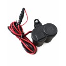 Ładowarka motocyklowa USB 12-24V z gniazdem zapalniczki MKYF-122
