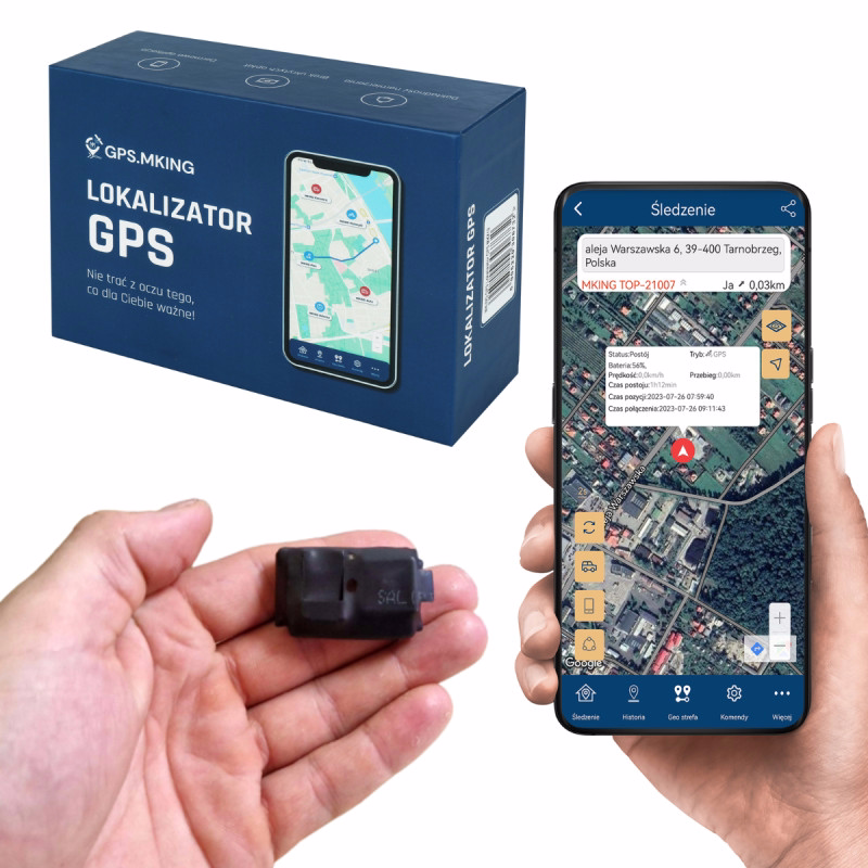 Lokalizator GPS S3 NANO - 17g, podsłuch, nagrywanie i do 4 dni pracy