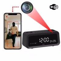 Ukryta kamera Wi-Fi w zegarku głośniku Full HD MKK3