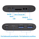 Kamera w powerbanku 5000mAh - H3, do 20h, microSD 128GB, IR