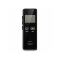 012 - Dyktafon cyfrowy 32GB z wyświetlaczem LCD, aktywacją głosem VOR, USB-C, WAV MP3
