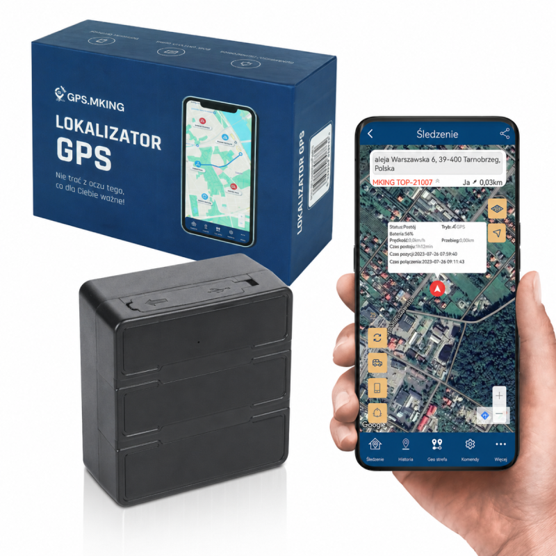 Lokalizator GPS 4G MKEC20A 10000 mAh z magnesem