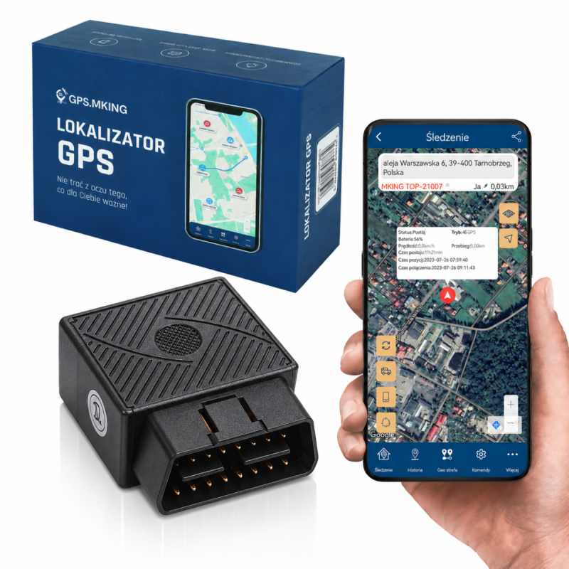Lokalizator GPS OBD PODSŁUCH ŚLEDZENIE BEZ ABONAMENTU